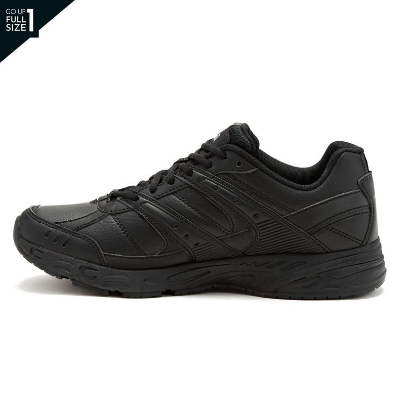 Avia Avi-Union II Non Slip Shoes for Women - Lace Up Comfort Women's Work or Walking Sneakers - Black/Castle Rock, 8.5 Wide - Image 3